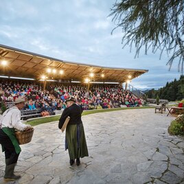 Huab'n Theater on the Brandlucken in Eastern Styria