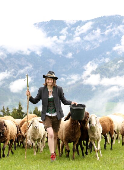 Hauser Kaibling, Schäferin Evelyn | © (c) Martin Huber - all rights reserved | Martin Huber