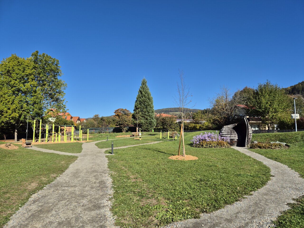 Übersicht über Garten