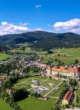 Blick auf Stift St. Lambrecht | © Holzwelt Murau | Tom Lamm