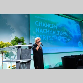 Gabi Lechner, Vizepräsidentin der WKO Steiermark, am Nachhaltigkeitstag 2026 | Jorj Konstantinov