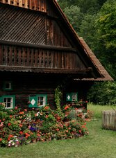 Traditionelles Bauernhaus im Freilichtmuseum Stübing