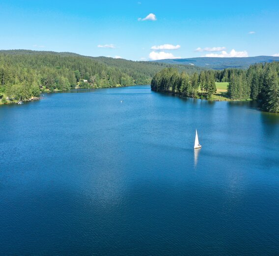 Packer Stausee Luftaufnahme | © TV Region Graz | Josef Kopp