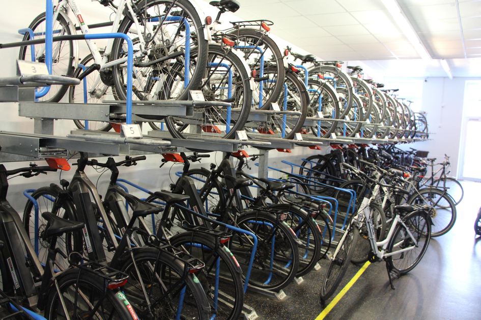 Fahrradverleih in der Radstation Graz | © Region Graz