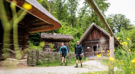 Freilichtmuseum Stübing bei einer Bike & Hike Tour | © Region Graz | Erwin Haiden
