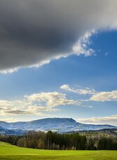 Blick auf den Schöckl, den Grazer Hausberg