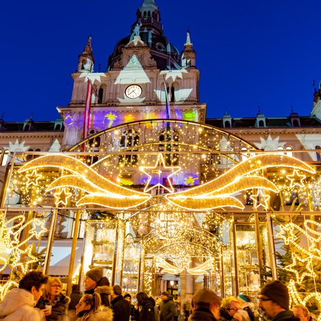 Christkindlmarkt am Grazer Hauptplatz | © Graz Tourismus | Harry Schiffer
