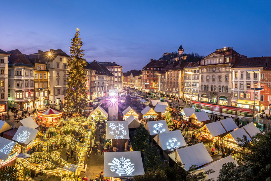 Christkindlmarkt am Grazer Hauptplatz | © Graz Tourismus | Rene Walter