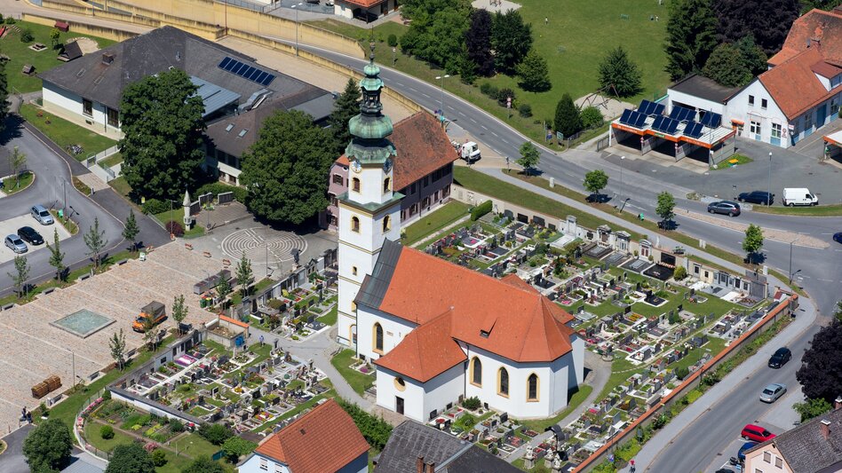 Blick auf Feldkirchen bei Graz