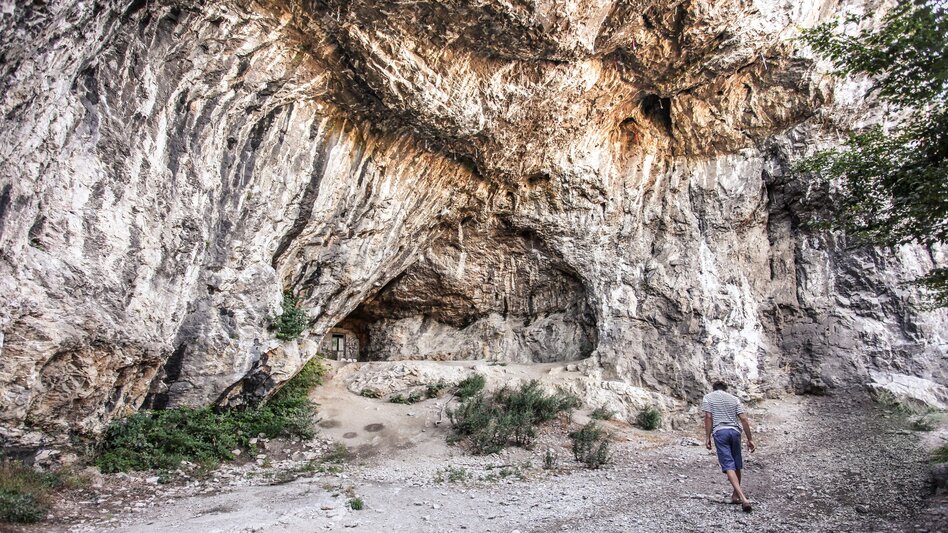 Imposante Gesteinsformen bei der Zigeunerhöhle in Gratkorn