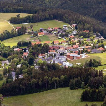 Blick vom Schöckl auf St. Radegund | © TV Region Graz | Harry Schiffer