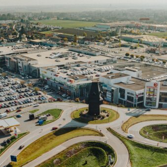 Luftaufnahme der ShoppingCity Seiersberg | © ShoppingCity Seiersberg