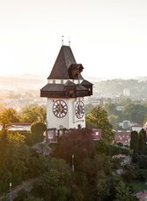 Graz Clock Tower on Schlossberg | © Graz Region | Stefan Leitner