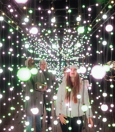 Magical Light Tunnel at Lumagica Frohnleiten | © Graz Region | studio draussen