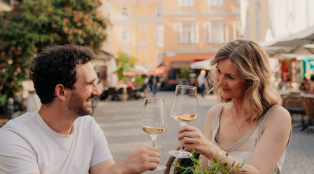 Frühlingsgenuss am Franziskanerplatz in Graz | © Region Graz | studio draussen