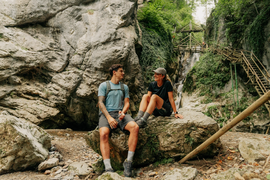 Hiking break in Kesselfallklamm gorge | © Graz Region | studio draussen