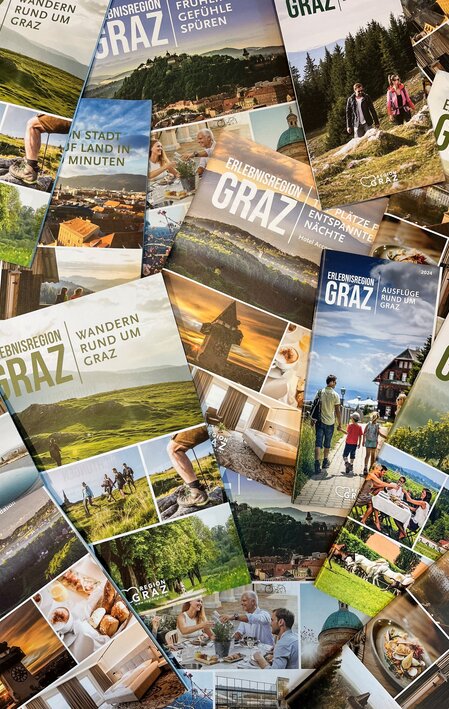 Prospekte der Erlebnisregion Graz | © Region Graz
