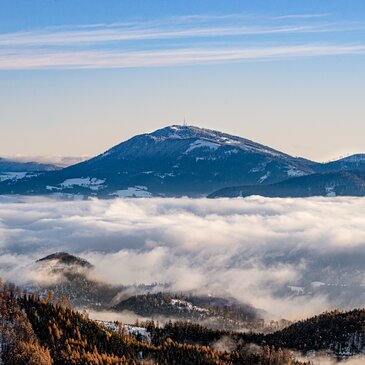 Blick vom Haneggkogel auf den Schöckl