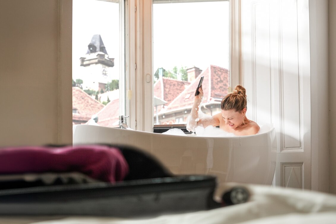 Abreise Kampagne - Sujet Badewanne | © Region Graz | Henx