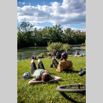 Augartenbucht Graz: Entspannen an der Mur | © Region Graz | Erwin Haiden