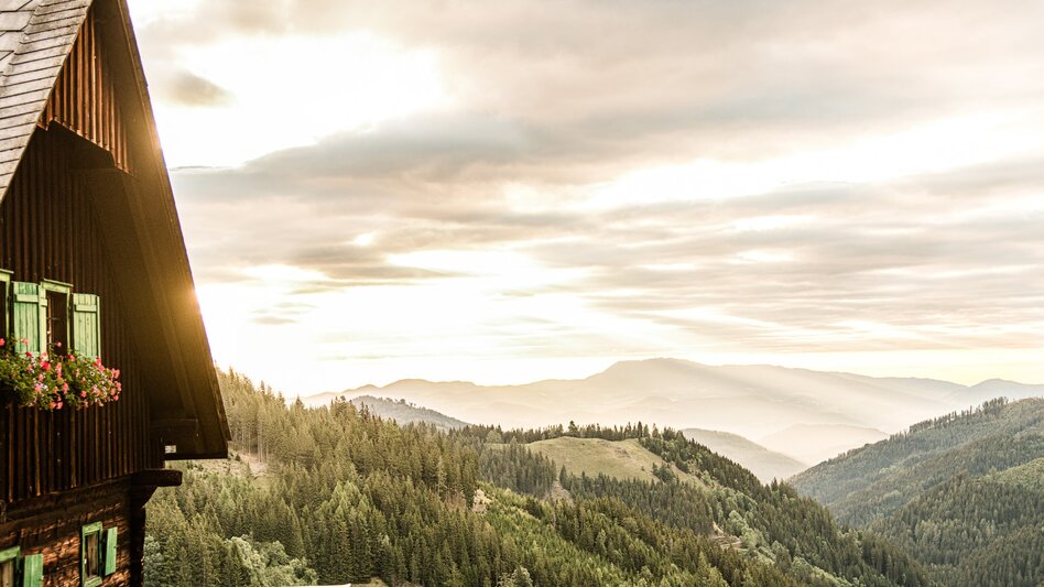 Ein wunderschöner Rundumblick beim Wandern in Übelbach