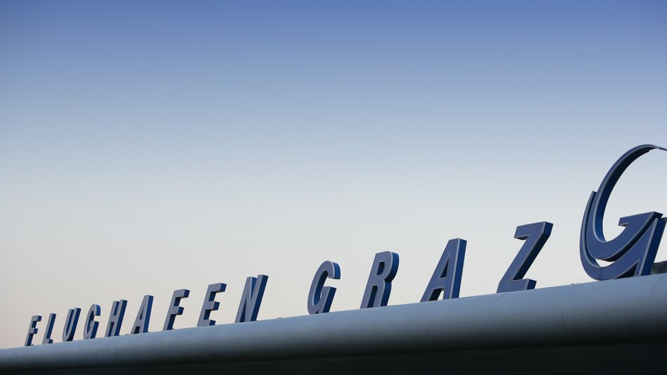 Logo des Grazer Flughafens