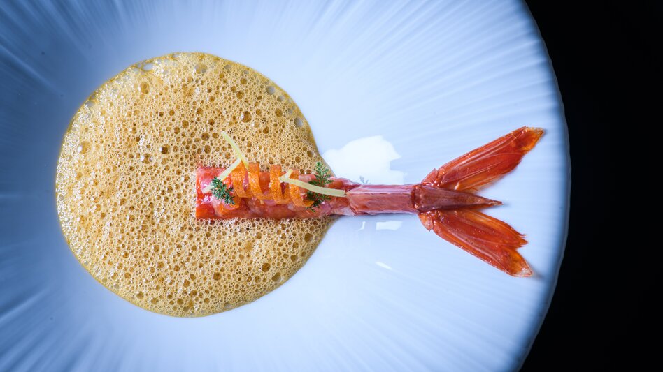 Gourmetgericht im Restaurant Goldene Birn Graz | © Parkhotel Graz | Jürgen Schmücking