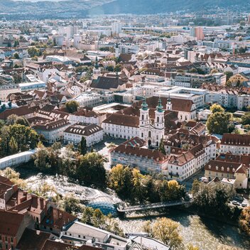 Die Grazer Altstadt im Sommer | © Graz Tourismus