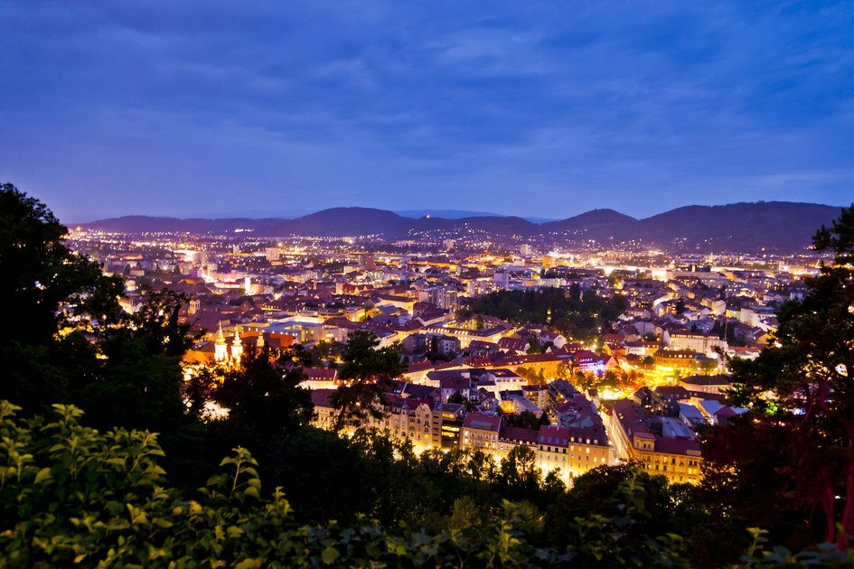 Über den Dächern von Graz | © Graz Tourismus | Werner Krug