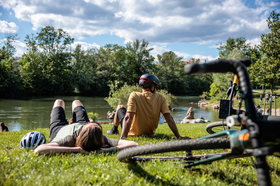 Pause an der Augartenbucht in Graz | © Region Graz | Erwin Haiden