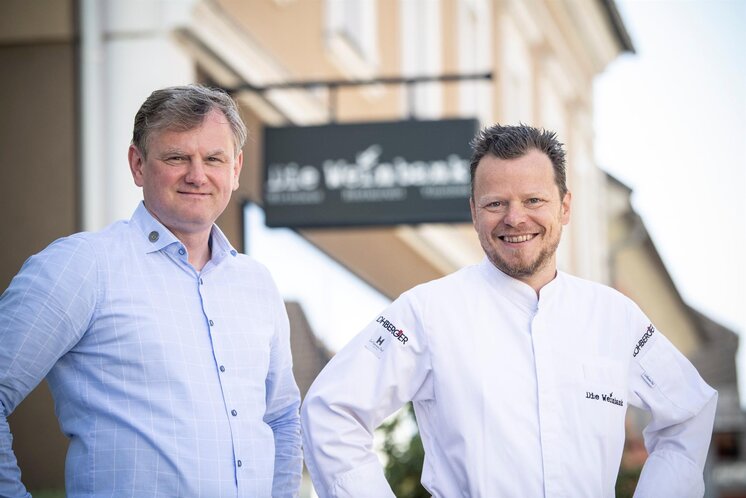 Sommelier Christian Zach und Küchenchef Gerhard Fuchs | © Die Weinbank | Christian Jungwirth | Christian Jungwirth