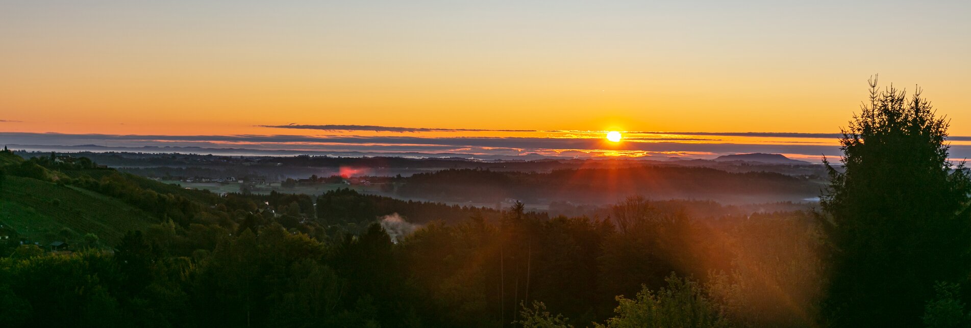 Sonnenaufgang im Schilcherland | © TV Schilcherland Steiermark | Foto Augenblick