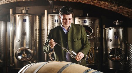 Fassprobenverkostung Weingut Menhart | Michael Königshofer