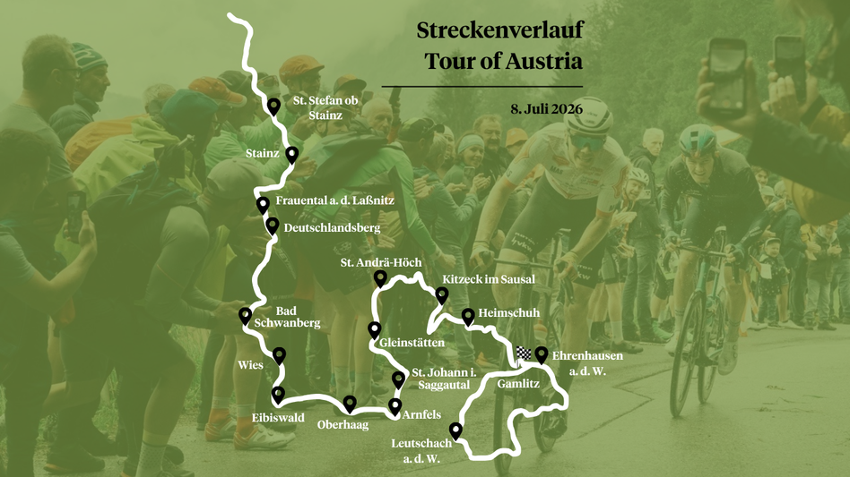Streckenverlauf durch die Südsteiermark