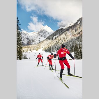 Sportler auf der Loipe Eisenerzer Ramsau | © Erzberg-Leoben | Michael Königshofer