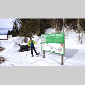 Schneeschuhtrail Erzwanderweg | © TV Erzberg Leoben | WEGES OG