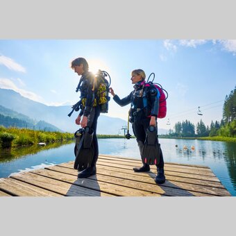 Tauchercheck Grüblsee | © Erzberg-Leoben | Susanne Einzenberger