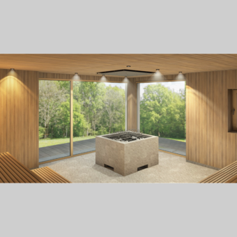 Rendering Gartensauna | © Asia Hotel & Spa Leoben | Schulz Architektur ZT GmbH