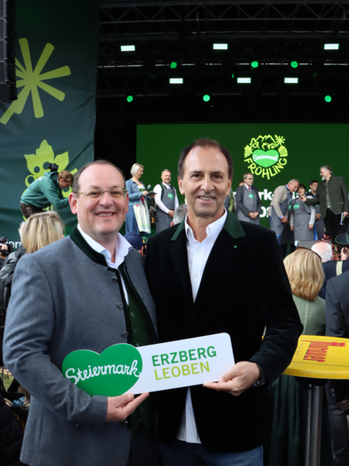 Markus Leitner+RudolfTischhart am Steiermark Frühling | © Erzberg-Leoben | Lisa Hessenberger
