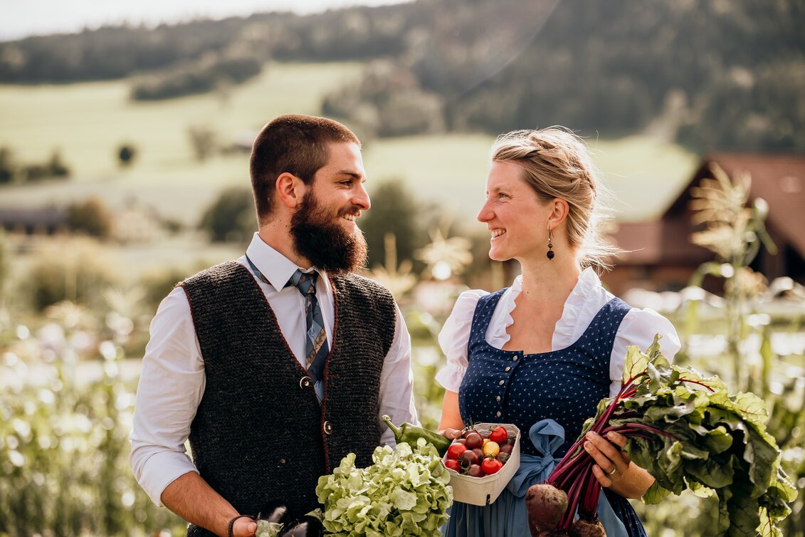 Kevin und Helena im Gartenparadies | © Erzberg-Leoben | Freilichtmomente