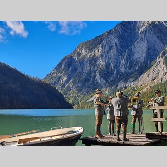 Weisenbläsertreffen Leopoldsteinersee 2024 | © Erzberg-Leoben