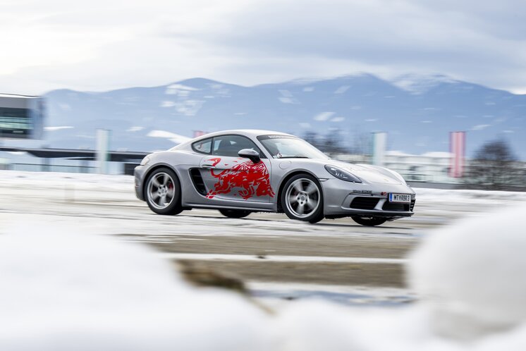 Winter am Ring Porsche Cayman S | © Lucas Pripfl - Red Bull Ring | Lucas Pripfl