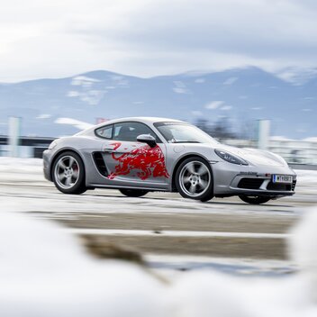 Winter am Ring Porsche Cayman S | © Lucas Pripfl - Red Bull Ring | Lucas Pripfl