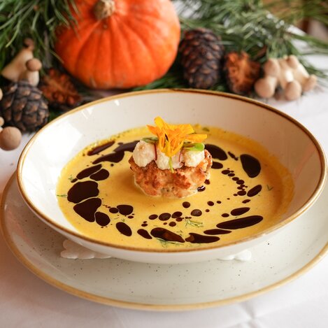 Kürbiscremesuppe
