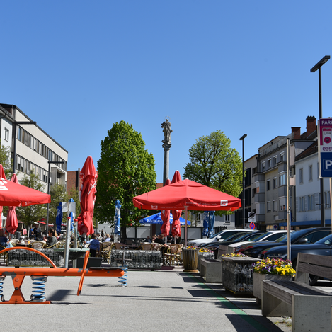Knittelfeld Hauptplatz | © Erlebnisregion Murtal | Selina Senft