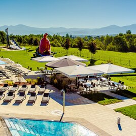 Therme Aqualux outdoor area