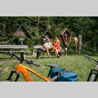 Pause bei den Wegmarterln | © TV Hochsteiermark | Roman Königshofer