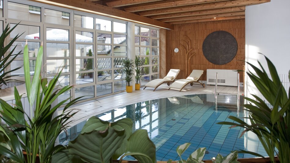 Das Hallenbad im AKTIVHOTEL Weisser Hirsch in Mariazell