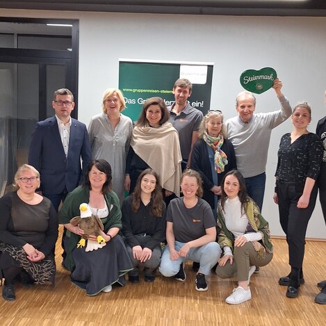 Gruppenfoto mit Ausstellern und Gästen im Hotel Academia in Zagreb | © Gruppenreisen Steiermark