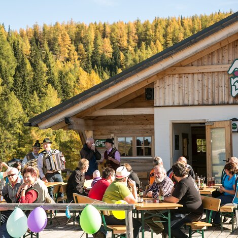 Stärkung in der Almrauschhütte | © Naturerlebnis Bürgeralm | Klaus Morgenstern | © Naturerlebnis Bürgeralm